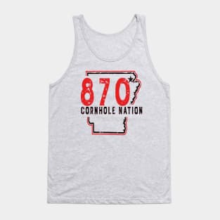 870 Red and Black Tank Top